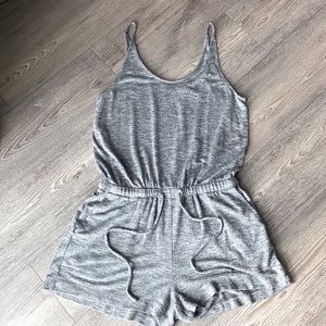 Heather Grey Romper